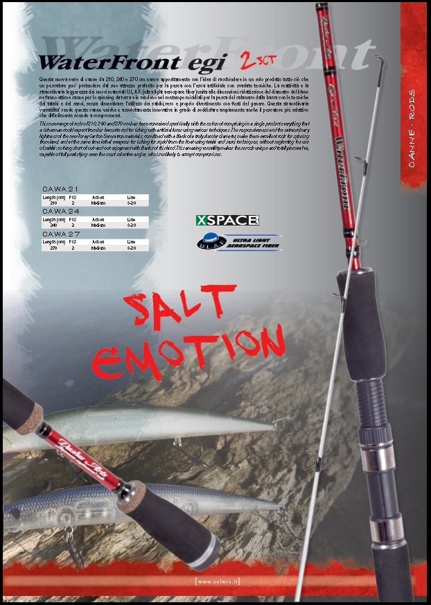 Canne Colmic YAMARAPPI SPINNING – 2.20m / 20-130g – Spéciale Misaki Kabura Egi